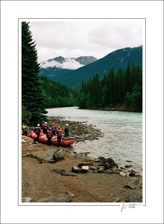 Rafting na řece Fraser